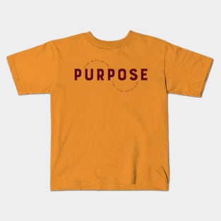 Purpose – Live With Intent, Find Your North Star Kids T-Shirt